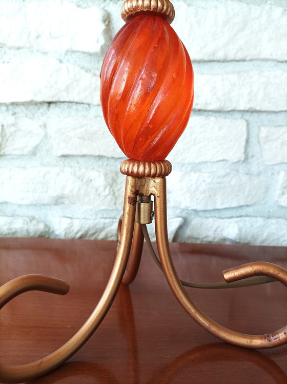 Image 1 of Stehleuchte Konischer Schirm Orange