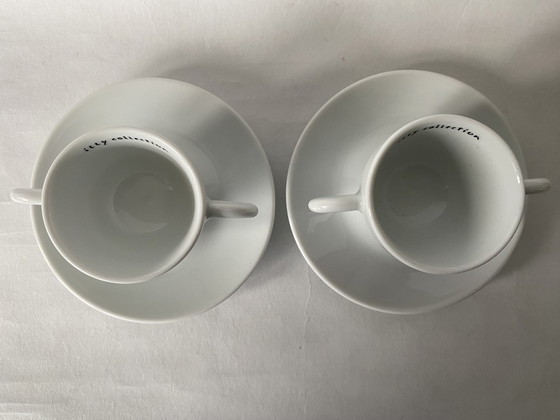 Image 1 of 2 X Tasse und Untertasse Illy Art Collection David Byrne "Aliens"