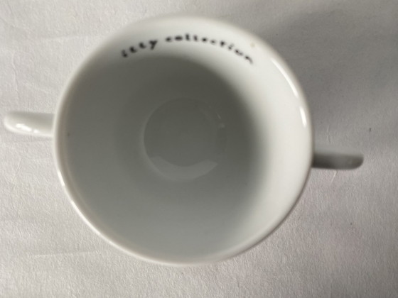 Image 1 of 2 X Tasse und Untertasse Illy Art Collection David Byrne "Aliens"