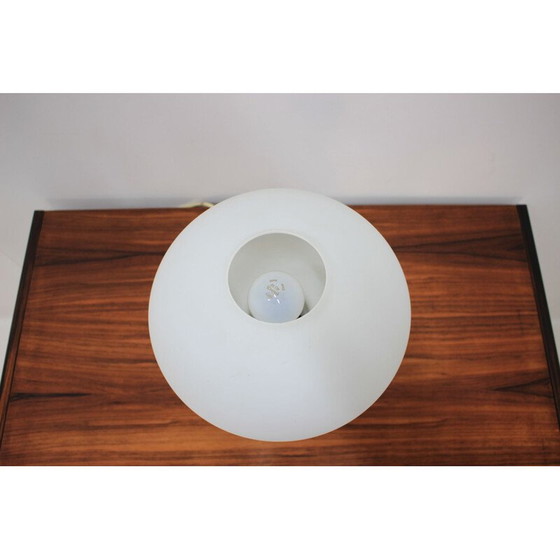 Image 1 of Vintage-Lampe aus Glas und Metall, Deutschland 1980