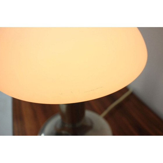 Image 1 of Vintage-Lampe aus Glas und Metall, Deutschland 1980