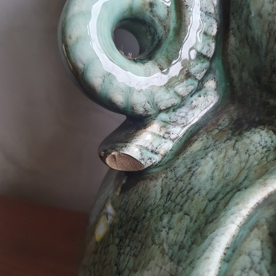 Image 1 of Vintage mintgrün Jasba Deutschland Vase aus den 1960er Jahren