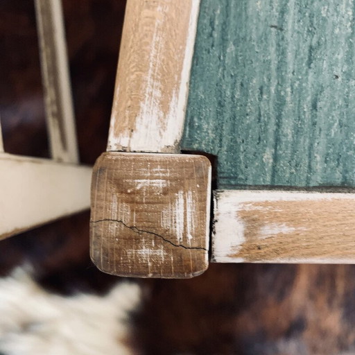 Satz von 4 Holzstühlen im Vintage-Stil, 1950-1960