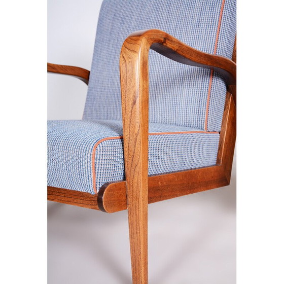 Image 1 of Paar Sessel aus Eschenholz im Art déco-Stil von Jan Vanek, Tschechoslowakei 1940