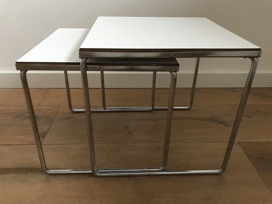 Image 1 of 2x Nisttische Brabantia Holland Mimi Set '60