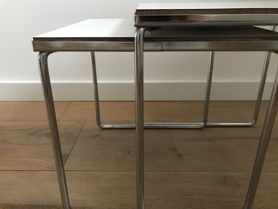 Image 1 of 2x Nisttische Brabantia Holland Mimi Set '60