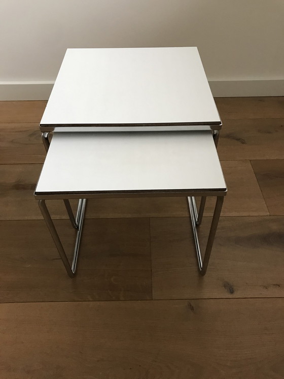 Image 1 of 2x Nisttische Brabantia Holland Mimi Set '60