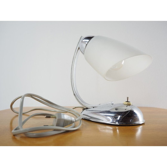 Image 1 of Verchromte Art-déco-Lampe, Tschechoslowakei 1930