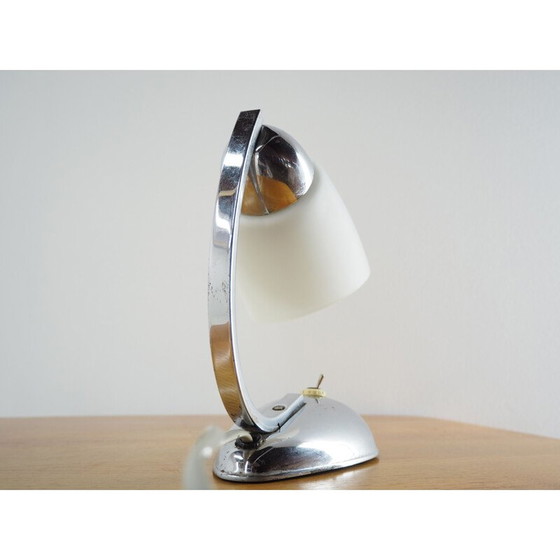 Image 1 of Verchromte Art-déco-Lampe, Tschechoslowakei 1930
