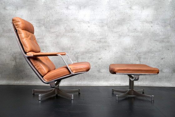 Image 1 of 2x Kill International  chair + hocker by Preben Fabricius & Jørgen Kastholm