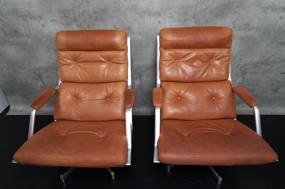 Image 1 of 2x Kill International  chair + hocker by Preben Fabricius & Jørgen Kastholm