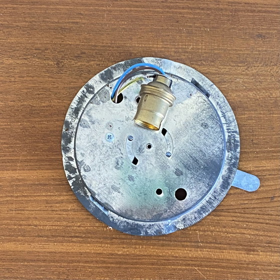 Image 1 of Wand- Deckenleuchte Wandleuchte Dickes Glas 1970 1980 Seventies Eighties