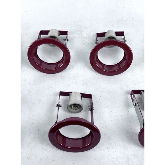 Image 1 of Satz von 7 alten Scheinwerfern von Stilnovo, Italien 1960