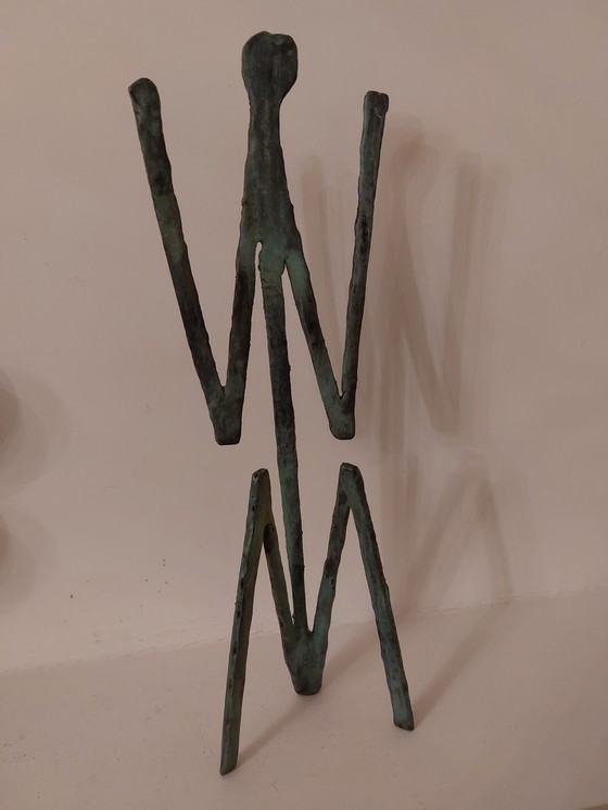 Image 1 of Sjef Voets Bronzeskulptur 'Petit sourcier'