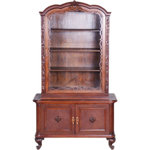 Vintage Art Deco Vitrine, Frankreich 1920