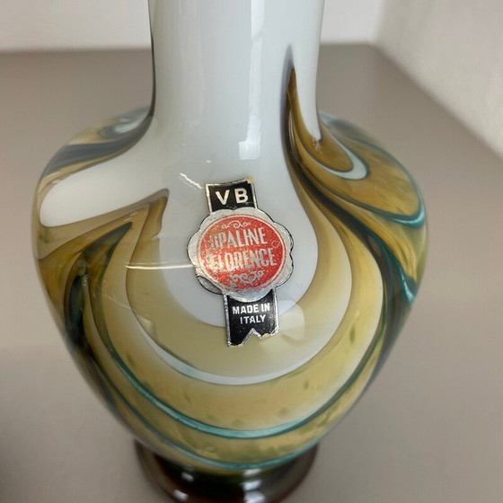 Image 1 of Satz von 4 mehrfarbigen Pop Art Vasen von Carlo Moretti für Opaline Florenz, Italien 1970er