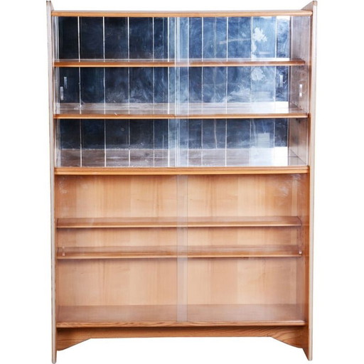 Bücherregal aus Esche, Tschechisch 1950