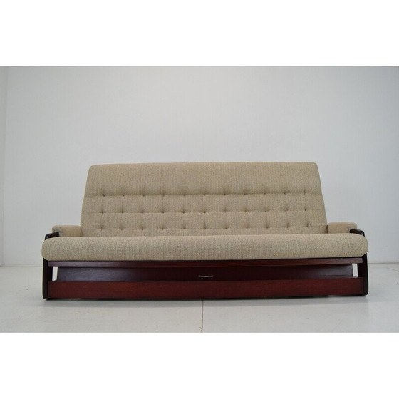 Image 1 of Mid-Century Dreisitzer-Sofa, Tschechoslowakei 1980er Jahre