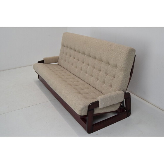 Image 1 of Mid-Century Dreisitzer-Sofa, Tschechoslowakei 1980er Jahre
