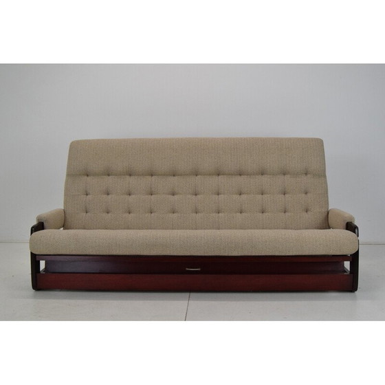 Image 1 of Mid-Century Dreisitzer-Sofa, Tschechoslowakei 1980er Jahre
