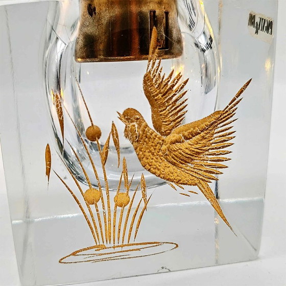 Image 1 of 1960S Feuerzeug in Muranoglas von Pagnin & Bon mit Handarbeit 24K Gold Finishing. Hergestellt in Italien.