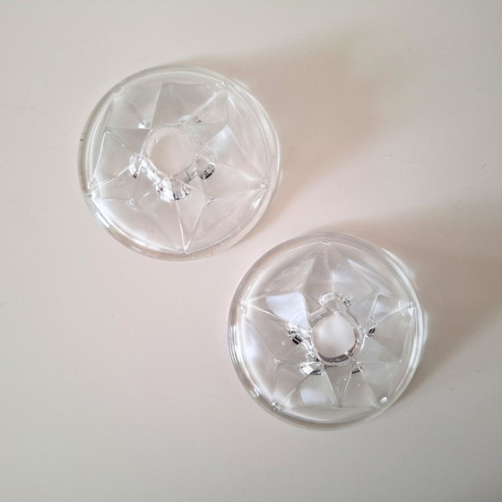 Image 1 of Paar (2) 1950S Leerdam von Floris Meydam Kerzenständer