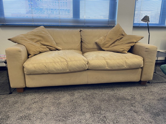 Image 1 of Gelderland Sofa - Modell 5811 - 188X92X80 - Nubukleder