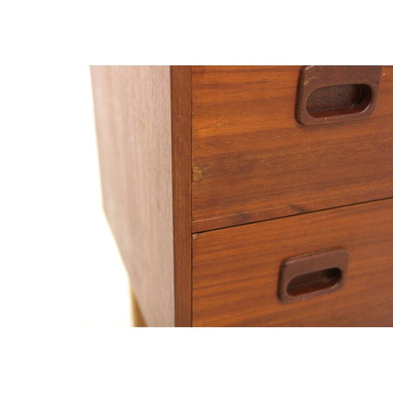 Image 1 of Skandinavische Vintage-Kommode aus Teakholz, Schweden 1960