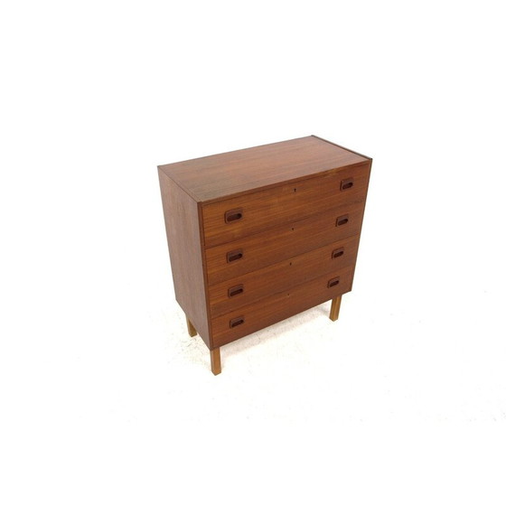 Image 1 of Skandinavische Vintage-Kommode aus Teakholz, Schweden 1960