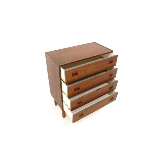 Image 1 of Skandinavische Vintage-Kommode aus Teakholz, Schweden 1960