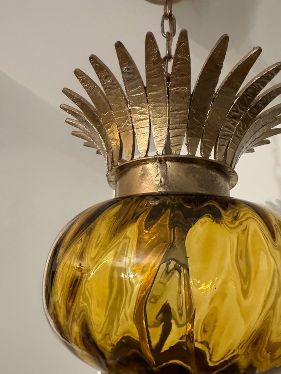 Image 1 of Kronleuchter Ananas 70er Jahre