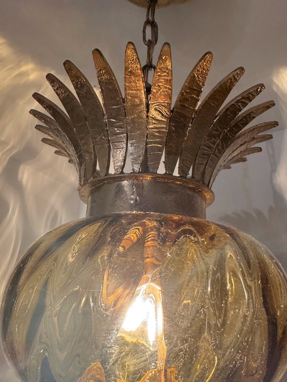 Image 1 of Kronleuchter Ananas 70er Jahre