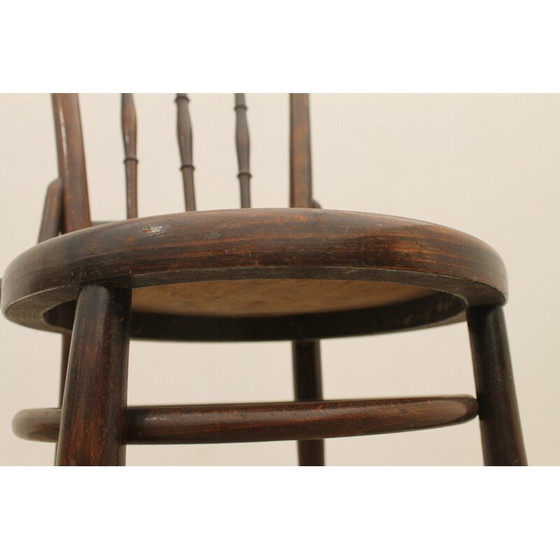 Image 1 of Vintage Stuhl aus Buchenholz von Thonet, Tschechoslowakei 1930er Jahre