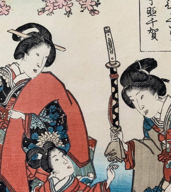 Image 1 of Japanische Tür von Utagawa Kunisada