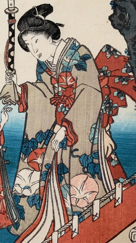 Image 1 of Japanische Tür von Utagawa Kunisada