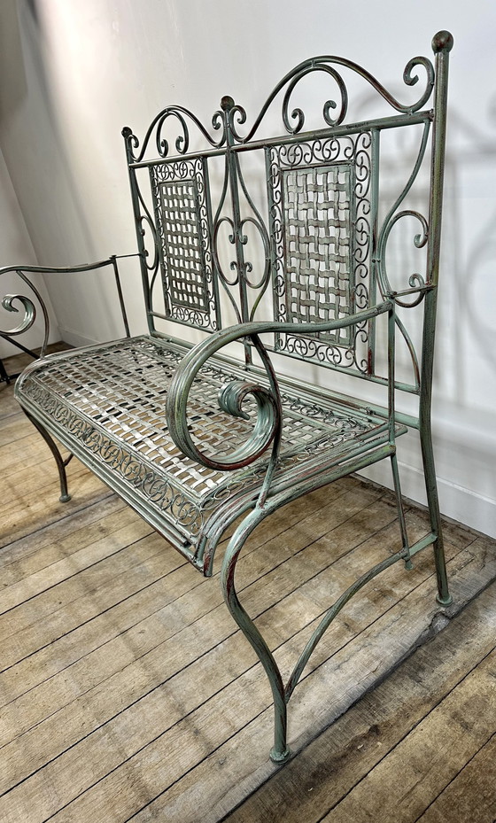 Image 1 of Faltbare Gartenbank aus Eisen