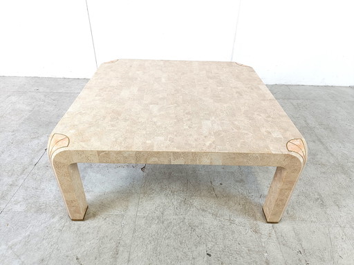 Vintage Couchtisch mit Mosaikmuster