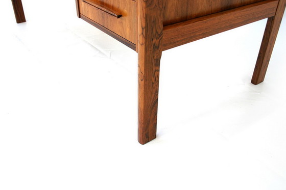 Image 1 of Danish Mid Century Brazilian Rosewood / Rio Palisander executive Writing Desk / Schreibtisch