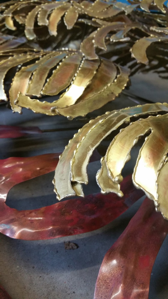 Image 1 of Daniel D'haeseleer brutalistische Palmen-Wandskulptur