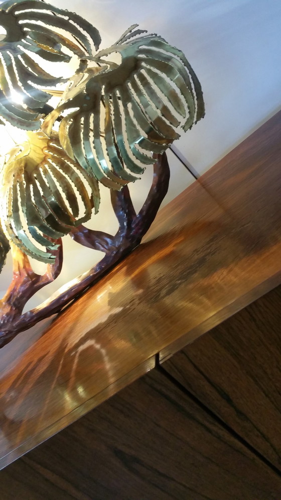 Image 1 of Daniel D'haeseleer brutalistische Palmen-Wandskulptur