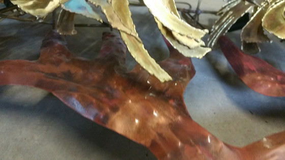 Image 1 of Daniel D'haeseleer brutalistische Palmen-Wandskulptur