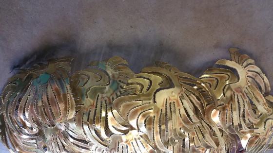 Image 1 of Daniel D'haeseleer brutalistische Palmen-Wandskulptur