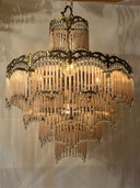 Jugendstil-Hängelampe Kronleuchter