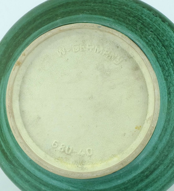 Image 1 of Bodenvase Bay Keramik Modell 680-40 geometrisches Dekor 1960er Jahre