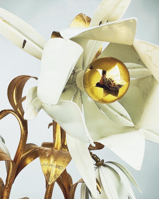 Image 1 of Vintage Blumenlampe