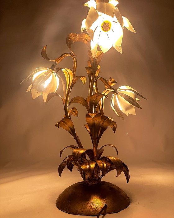 Image 1 of Vintage Blumenlampe
