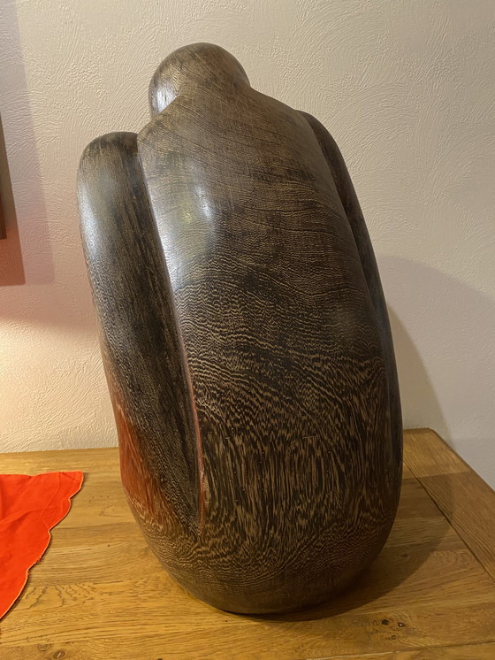 Image 1 of Yoga-Skulptur aus Hartholz