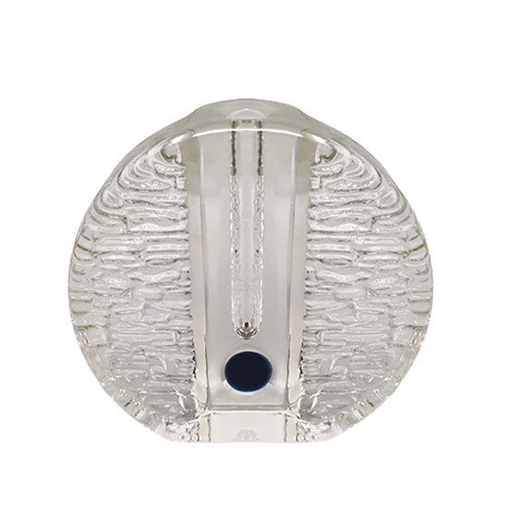 Image 1 of Vintage Walther Glas Bullseye Vase von Heiner Düsterhaus. Hergestellt in Deutschland