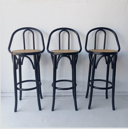 3x Vintage Barhocker