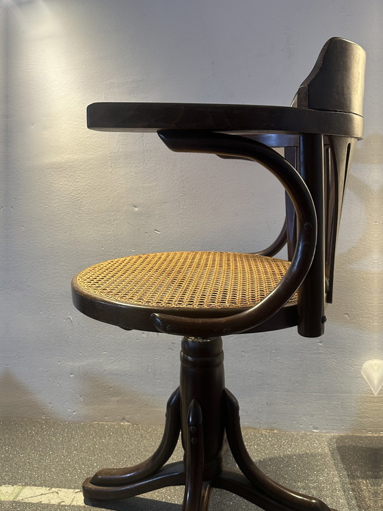 Image 1 of Vintage-Kapitänsstuhl mit Gurtband-Sitz und drehbarem Fuß